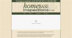 Desktop Screenshot of homebaseinspections.com.au